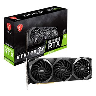 12GB MSI GeForce RTX 3080 Ti Ventus 3X OC Aktiv PCIe 4.0 x16 (Retail)