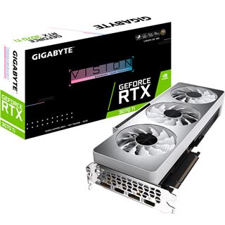 8GB Gigabyte GeForce RTX 3070 Ti VISION OC GDDR6X 2xHDMI 2xDP (Retail)