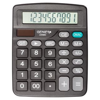 Genie Tischrechner Basic 220 MD 10-stellig
