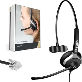 Gequdio Headset 1-Ohr f&uuml;r Unify mit Kabel