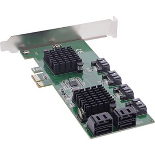 InLine Schnittstellenkarte, 8x SATA 6Gb/s Controller, PCIe 2.0
