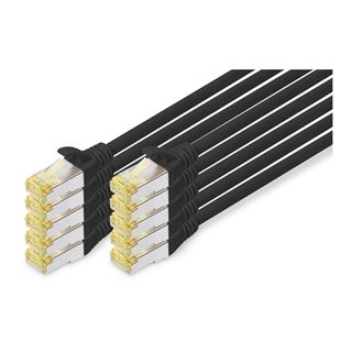 (€51,60*/1m) 0.25m Digitus Cat. 6 Patchkabel S/FTP RJ45 Stecker