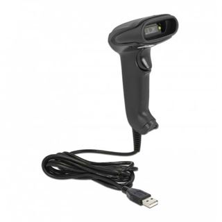 Delock USB Barcode Scanner 1D und 2D mit Anschlusskabel - German