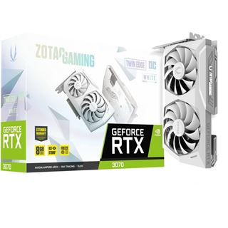 8GB ZOTAC GeForce RTX 3070 Twin Edge OC LHR White GDDR6 HDMI 3xDP