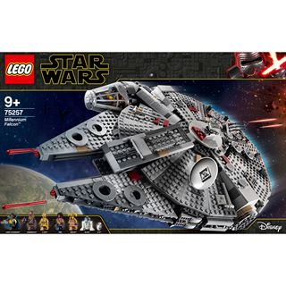 LEGO Star Wars 75257 Millenium Falcon, Raumschiff Set mit Minifiguren