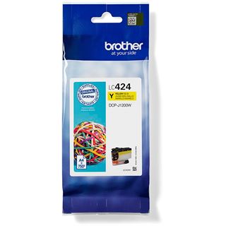Brother Tintenpatrone LC-424Y gelb