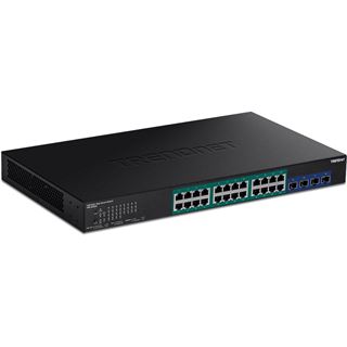 TrendNet 28-Port Gigabit Web Smart PoE+ Switch w.10G SFP+