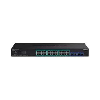 TrendNet 28-Port Gigabit Web Smart PoE+ Switch w.10G SFP+