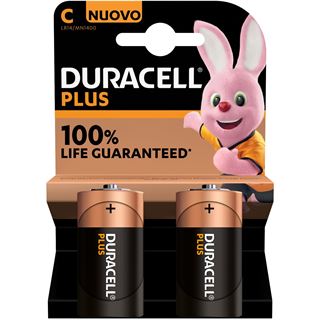 Duracell Batterie Plus New -C (MN1400/LR14) Baby 2St.