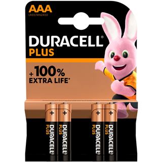 Duracell Batterie Plus New -AAA (MN2400/LR03) Micro 4St.