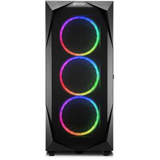 Sharkoon REV300 Midi Tower ohne Netzteil schwarz