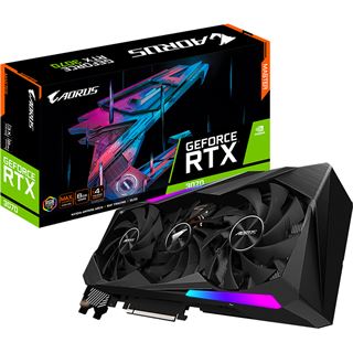 8GB Gigabyte GeForce RTX 3070 AORUS Master 2.0 LHR 3xDP/3xHDMI