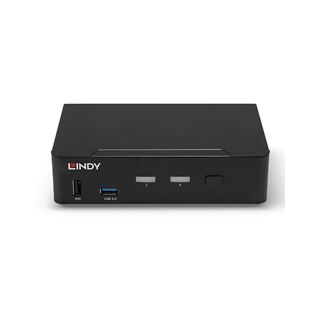Lindy 2 Port DisplayPort 1.4 USB 3.0 KWM switch