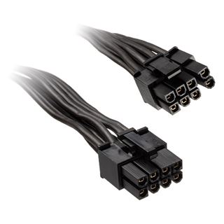 Silverstone 8 Pin PCIe zu 6+2 Pin PCIe Kabel 350mm - schwarz