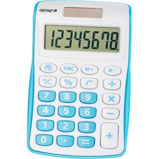 Genie Taschenrechner 120 B 8-stellig blau
