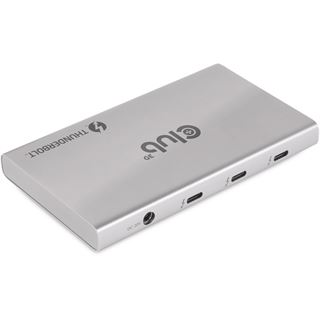 Club 3D Thunderbolt4 5-in-1 HUB > 3xThunderbolt/1xUSB Bu/Bu