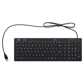 KeySonic KSK-6031 INEL-B USB Deutsch schwarz (kabelgebunden)