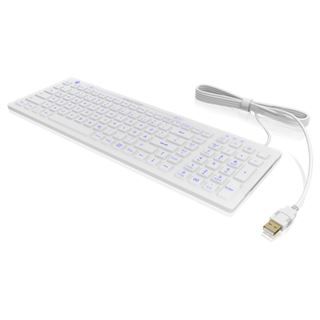 KeySonic KSK-6031 USB Deutsch wei&szlig; (kabelgebunden)