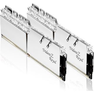 32GB G.Skill Trident Z Royal silber DDR4-3600 DIMM CL14 Dual Kit