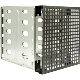 Inter-Tech Einbaurahmen 5,25" auf 5x3,5" für 19"