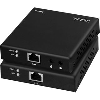 LogiLink HDMI-Extender-Set over IP,4xUSB-A,50m,1080p/60Hz