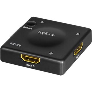 LogiLink Switch HDMI 3x1-Port, 1080p/60Hz, Mini, HDCP, CEC