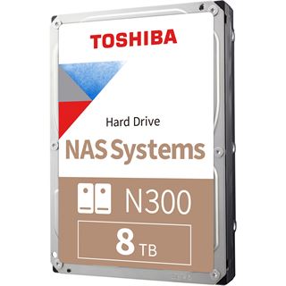 8TB Toshiba N300 NAS Systems HDWG480UZSVA 256MB 3.5" (8.9cm)