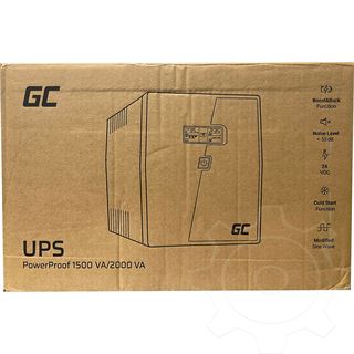 Green Cell 1500VA 900W Ueberspannungsschutz 230V, schwarz