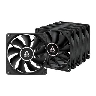 Arctic Case Fan 9cm F9 PWM PST Value pack 5pcs