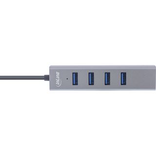 InLine USB 3.2 USB-Typ C Multi Hub (4x USB-A 5Gb/s), OTG,