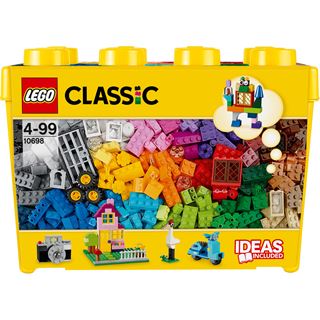 LEGO Classic 10698 Große Bausteine-Box, Spielzeugaufbewahrung,