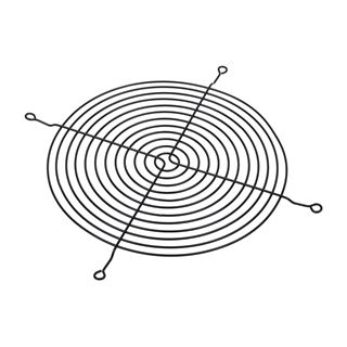 Aquatuning schwarz L&uuml;ftergitter f&uuml;r 200mm (80122)