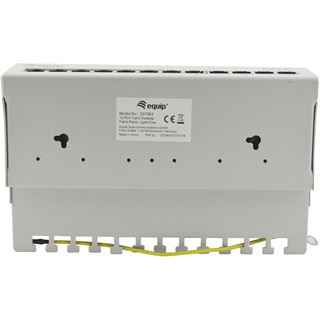 Equip Patchpanel 12x RJ45 Cat6 Desktop grau