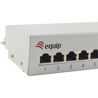 Equip Patchpanel 12x RJ45 Cat6 Desktop grau