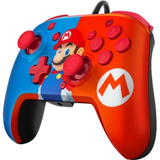 PDP Controller Faceoff Deluxe+Audio Mario Switch
