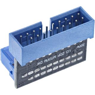 InLine USB 3.0 Adapter intern, Pfostenanschluss Stecker auf Buchse,