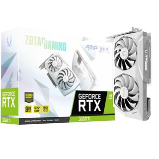 8GB ZOTAC GeForce RTX 3060 Ti AMP White Edition LHR Aktiv PCIe 4.0