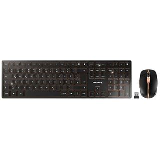 CHERRY DW 9100 Slim Deutsch USB 2.4GHz Bluetooth schwarz