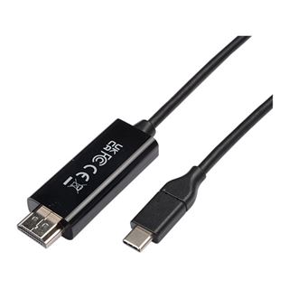 (€10,90*/1m) 1.00m V7 HDMI Adapterkabel USB C Stecker auf