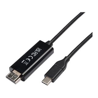 (€20,90*/1m) 1.00m V7 HDMI Adapterkabel USB C Stecker auf