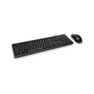 Inter-Tech Tas KM-3149R Tastatur+Maus QWERTY dt/kyril. schw. retail