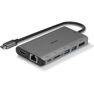 Lindy USB 3.2 Typ C Mini Dock 4K HDMI&DP PD 3.0 100W USB 3.2