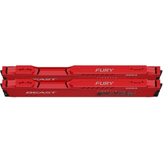 16GB (2x 8GB) Kingston FURY Beast rot DDR3 - Kit - DIMM 240-PIN -