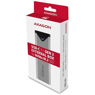 Axagon EEM2-UG2 externes M.2-Geh&auml;use - USB-C 3.2 Gen2, M.2 NVMe