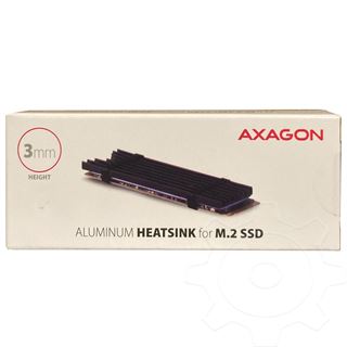 Axagon CLR-M2L3 passiver M.2-SSD-K&uuml;hlk&ouml;rper - 2280, 3 mm