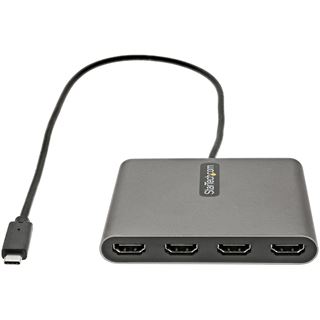 Startech USB-C auf 4x HDMI Adapter - Externe Video- und Grafikkarte -