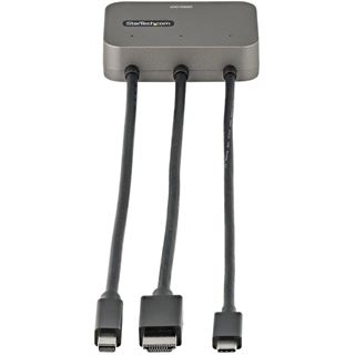 Startech 3-in-1 Multiport auf HDMI Adapter - 4K 60Hz USB-C HDMI oder