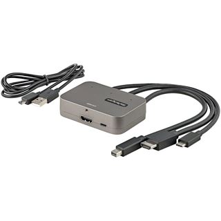 Startech 3-in-1 Multiport auf HDMI Adapter - 4K 60Hz USB-C HDMI oder