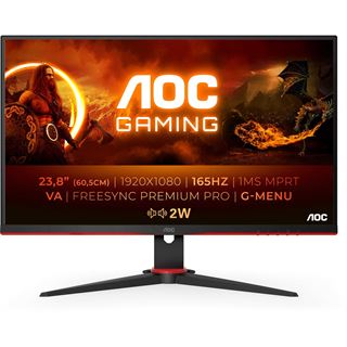 23,8" (60,47cm) AOC 24G2SAE/BK schwarz 1920x1080 1x DisplayPort