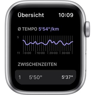 Apple Watch SE Nike Alu 44mm Silver (Platinum/Black)